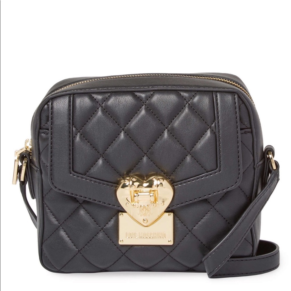 Love Moschino BAG NAPPA PU QUILTED BLACK